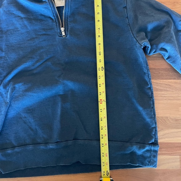 Rudy Jude Blue Half-Zip Sweatshirt - Picture 3 of 6